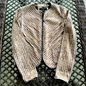 NWOT Bagatelle Size Small Dress Light Leather Jacket STUNNING